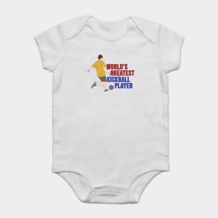 World's Greatest Kickball Player Baby Bodysuit